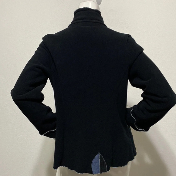 Red Rover NWT PolarTec Wind Pro Black Fleece Jacket Size XS - Picture 4 of 9